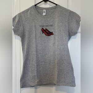 Gildan Heather Gray Ladies T-Shirt